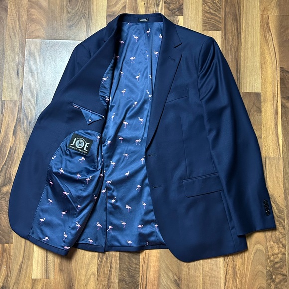 Moores brand blue suit coat - Picture 2 of 3